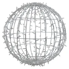 Фигура светодиодная Шар диаметр 50см 200LED теплый белый эффект мерцания 230В