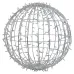 Фигура светодиодная Шар диаметр 50см 200LED теплый белый эффект мерцания 230В Фигура светодиодная Шар диаметр 50см 200LED теплый белый эффект мерцания 230В