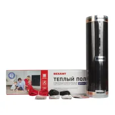 Пленочный теплый пол Optima 150, площадь 1 кв м, 0.5х2 м, 150 Вт, REXANT