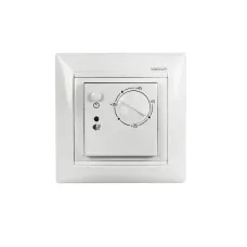 Терморегулятор механический RX-308B белый (совместим с Legrand серии Valena), REXANT