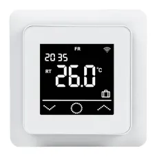Терморегулятор ClimaHome W сенсорный программируемый Wi-Fi белый