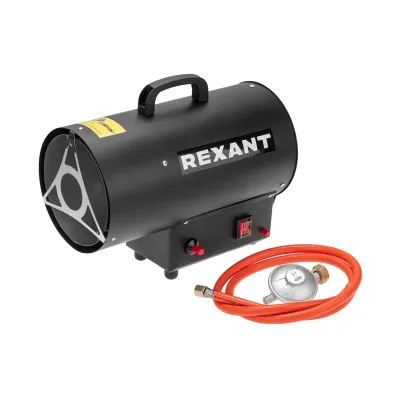 Пушка тепловая газовая Rexant круглая, 10кВт, 350м?/ч