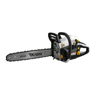 Пила цепная бензиновая KR-5245, шина 45см, 3,5 л.с, шаг 0,325, 72 звена