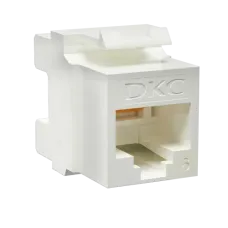Модуль Кейстоун (Keystone) RJ45 CAT6 неэкр180 градусов белый