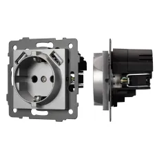 Механизм розетки с USB зарядкой SCT-MUAA-PL-GR-V 250V, 16A