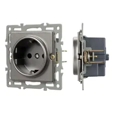 Механизм электрической розетки SCT-GP-MEU-PL-GR 250V, 16A
