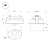 Светильник светодиодный SP-PLURIO-BUILT-TRIMLESS-R120-9W Warm3000 (BK-CHR, 36 deg, 230V) (ARL, IP20 Металл, 3 года)
