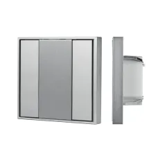 Панель кнопочная INTELLIGENT DALI-201-23-2K-D2-IN Silver BUS, Frame IARL, IP20, металл, 3 года