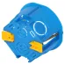 Коробка установочная ЭРА KUP-68-45-blue синяя 68х45мм для полых стен саморезы пластиковые лапки IP20