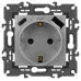 Розетка ЭРА Elegance 14-4108-03 2P+E 16A-250В со шторками с USB type-A+C 5В-3А алюминий Розетка ЭРА Elegance 14-4108-03 2P+E 16A-250В со шторками с USB type-A+C 5В-3А алюминий
