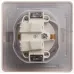 GLOSSA РОЗЕТКА с заземлением со шторками с крышкой. 16А. IP44. в сборе. БЕЛЫЙ