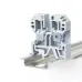 Клемма проходная, винтовой зажим, серая  57A/800В/10мм2/  (1 уп-50шт) ABK 10-V0 KLR