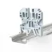 Клемма проходная, винтовой зажим, серая 32A/800В/4мм2/ (1 уп-80шт) ABK 4-V0 KLR