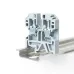 Клемма проходная, винтовой зажим, серая 41A/800В/6мм2/ (1 уп-100шт) ABK 6-V0 KLR