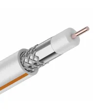 Кабель коаксиальный RG-6SAT-50M CADENA белый
