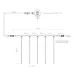 Панель SMART-P100-MIX-SUF Black 3V, Rotary, 2.4G IP20 пластик, 5 лет
