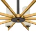 Люстра Maytoni Fortano MOD089PL-10BS E27х10х40W Черный и Латунь