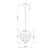 Светильник подвесной Maytoni Globo P053PL-01BL E27х1х40W Хром