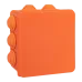 Коробка огнестойкая E45 100х100х50мм с клеммниками 6 полюсов 0,5-6мм2 IP55 HF EKF