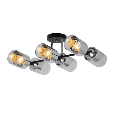 Светильник подвесной Dual E27х6 60Вт IP 20 Freya FR5226PL-06B