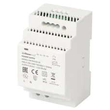Источник питания на DIN рейку  AC/DC 60W вход 100-240V,выход 24V 2,5A AD
