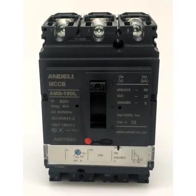Выключатель автоматический AM2-160L 16A (11A-16A) 36KA TM расцепитель