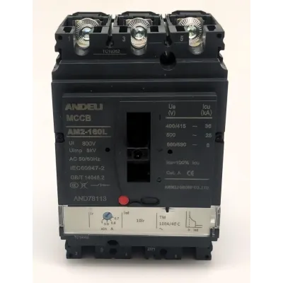 Выключатель автоматический AM2-160L 100A (70A-100A) 36KA TM расцепитель