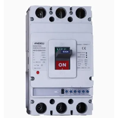 Выключатель автоматический в литом корпусе AM1E-630M 3P 630A (250A-630A) 65KA
