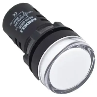 Лампа ad16-22ds led матрица d22 мм белый 24в ac/dc