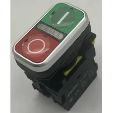 Кнопка LA115-A5-11R1 Пуск-Стоп 1НО+1НЗ AC220V IP65