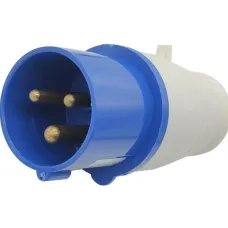 Вилка переносная AM-013 16A 220V/250V 2P+E IP44