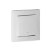 ATLASDESIGN SMART ВЫКЛЮЧАТЕЛЬ 1-клавишный с опциональной нейтралью., Zigbee, сх.1, L(N), 10А, мех., БЕЛЫЙ