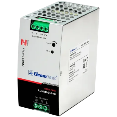 Источник питания на DIN рейку  AC/DC 240W вход 100-240V,выход 48V 5A AD