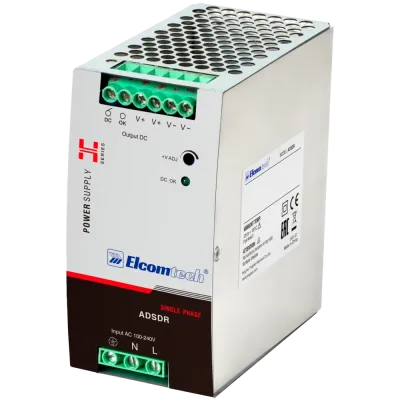 Источник питания на DIN рейку  AC/DC 120W вход 100-240V,выход 24V 5A AD
