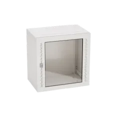 Шкаф телекоммуникационный навесной 16 U (800х600х400) дверь стекло