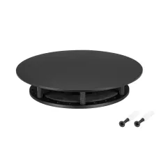 Крепление MOONLIGHT-BASE-ROUND-D25-M Black, металл