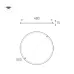 Панель Sens SMART-P17-DIM Black 230V, 4 зоны, 2.4G ARL, IP20 пластик, 5 лет