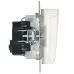 BRITE Розетка 1-местная с заземлением с защитными шторками и крышкой 16А IP44 РСбш10-3-44-БрБ белый