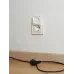 BRITE Розетка 1-местная с заземлением с защитными шторками и крышкой 16А IP44 РСбш10-3-44-БрЖ жемчуг