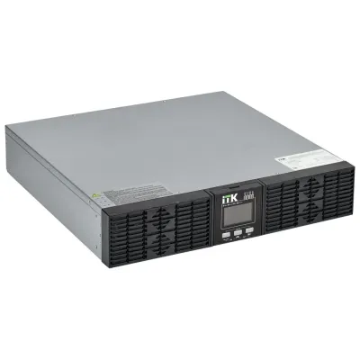 ITK ELECTRA OR Онлайн 6кВА/6кВт однофазный с LCD дисплеем 192-240VDC без АКБ 2U с регулируемым зарядным устройством Rack mount