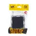 BRITE Розетка 1-местная с заземлением с защитными шторками и крышкой 16А IP44 РСбш10-3-44-БрГ графит