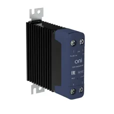 Реле твердотельное SSR1 60А 4-32В DC 24-480В AC с радиатором