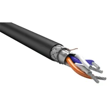 ITK Кабель интерфейсный RS-485 2х2х0,6 нг(А)-HF черный (200м)
