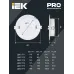 Светильник LED ДВО 1713 белый круг 9Вт 4000К IP40 IEK