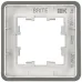 BRITE Рамка 1-местная РУ-1-1-Бр металл титан RE