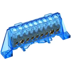 TEKFOR Шина N ''ноль'' в комбинированном DIN-изоляторе ''Стойка'' 8х12-9-С
