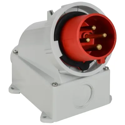 Вилка стационарная ССИ-5242 32А-6ч/380В 3P+PE IP67