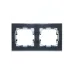 BRITE Рамка 2-местная IP44 РУ-2-БрМ-44 маренго