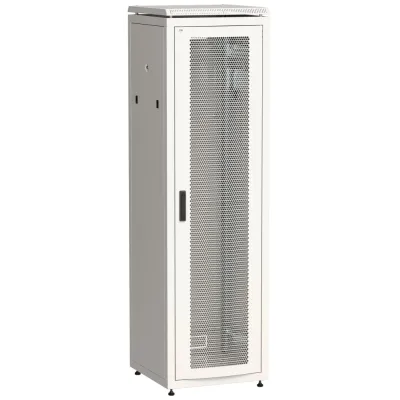 ITK Шкаф сетевой 19'' LINEA N 47U 600х600 мм перфорированная передняя дверь серый