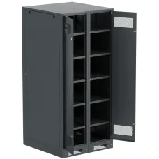 LINEA B Шкаф аккумуляторный (пустой) 2000х900х950мм двустворчатая металлическая дверь черный